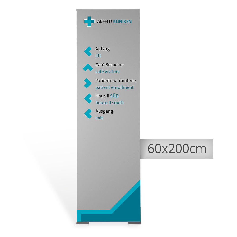 MADRID Silver Line Innenaufsteller 60x200cm